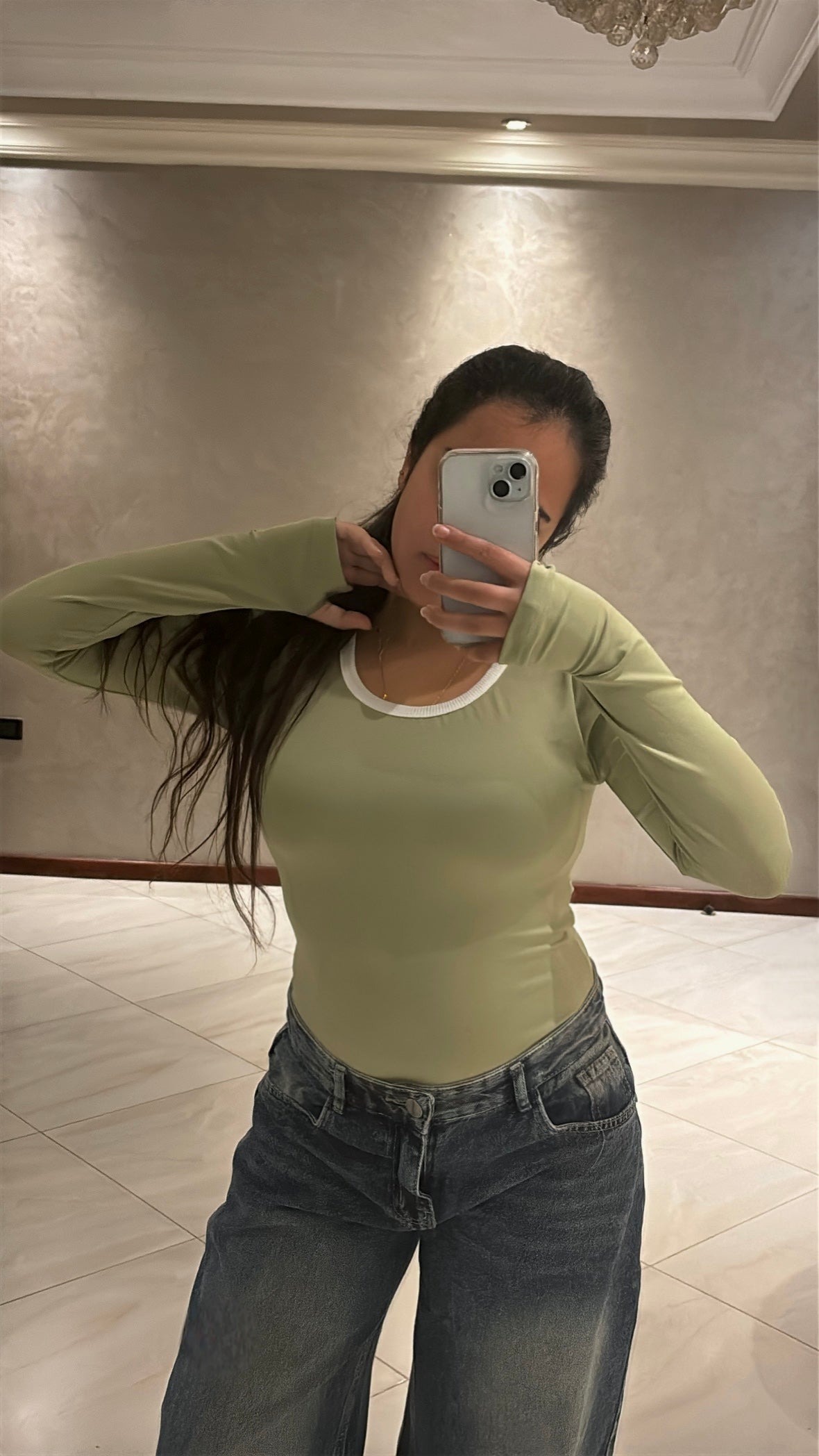 Round neck bodysuit