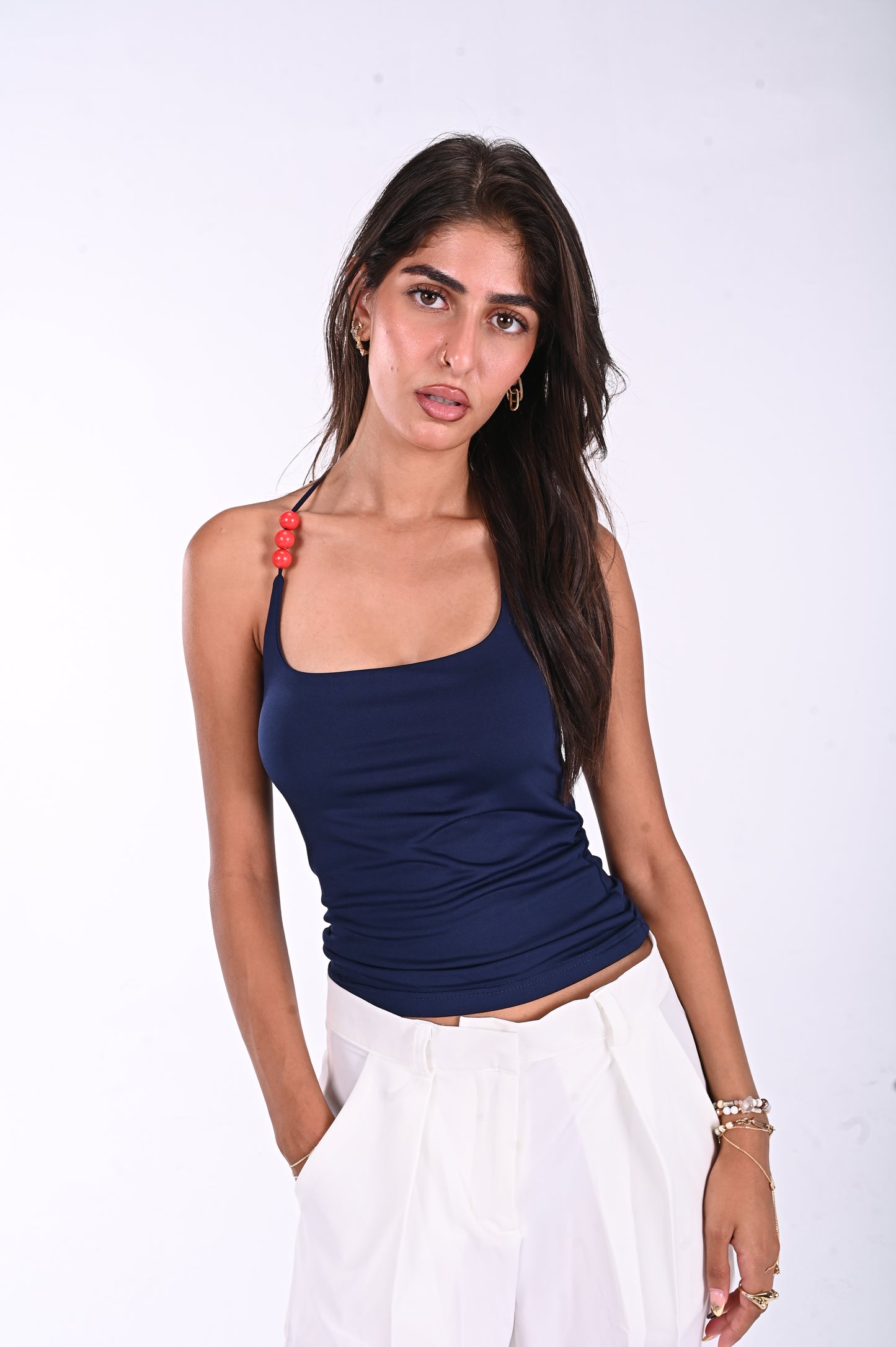 Beaded Cami Top